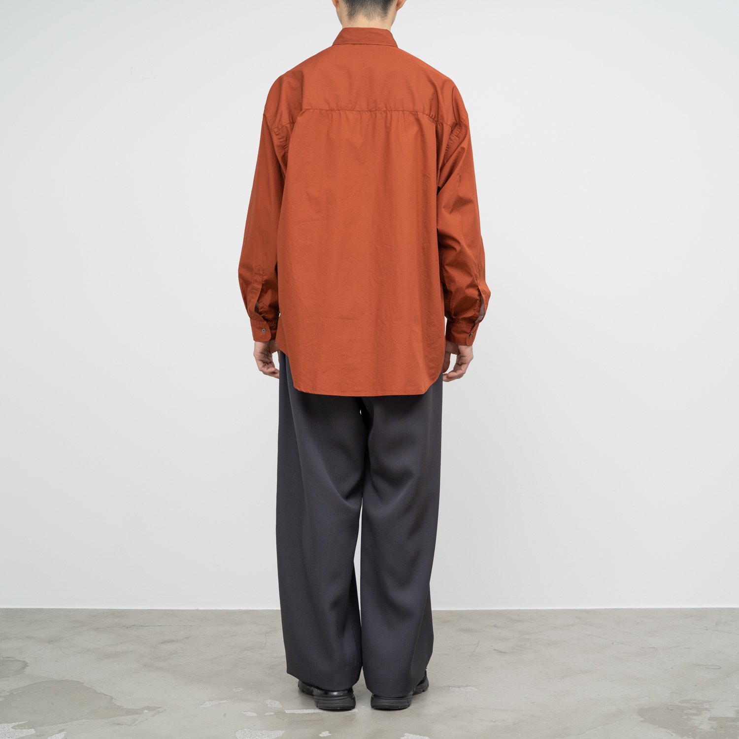 Graphpaper * 22AW Collection Broad Oversized Regular Collar Shirt(3色展開)