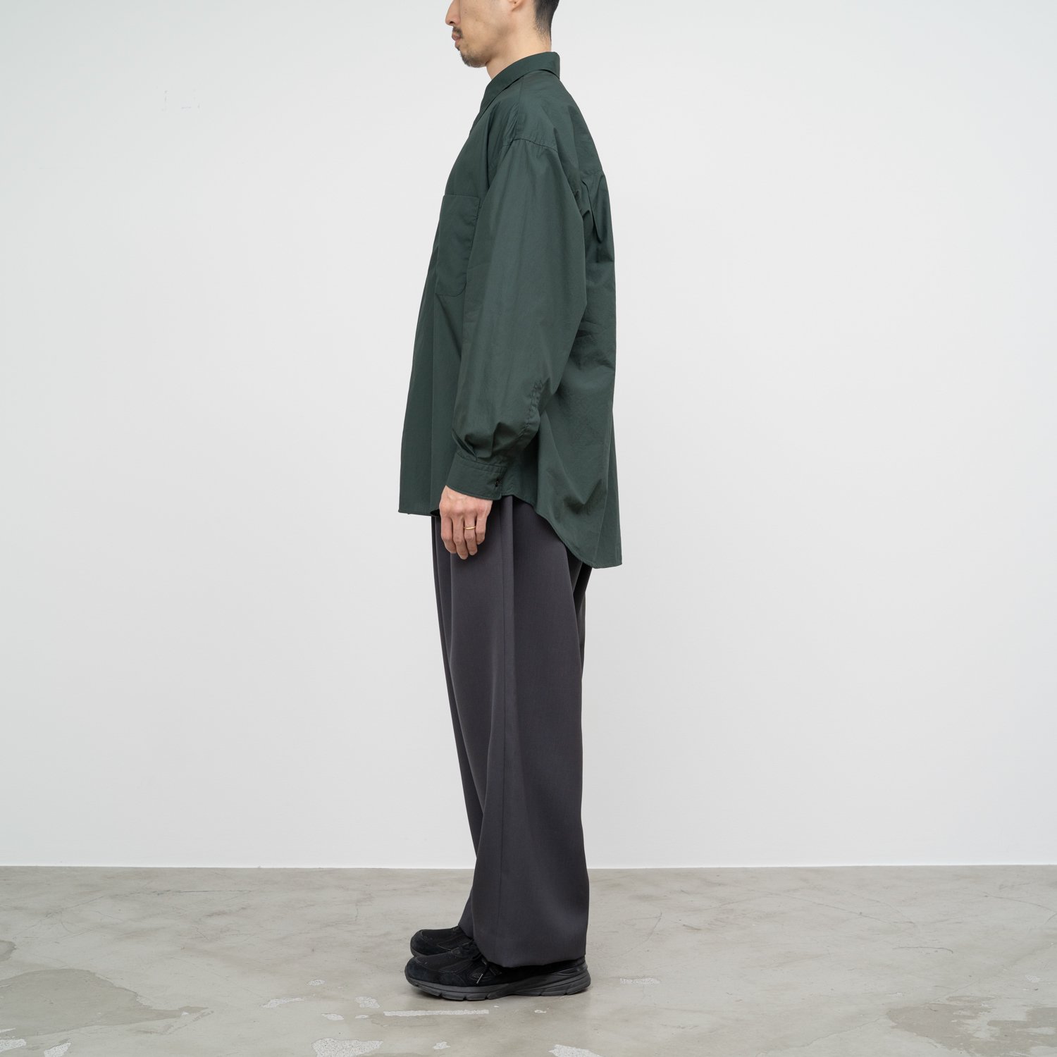 Graphpaper * 22AW Collection Broad Oversized Regular Collar Shirt(3色展開)