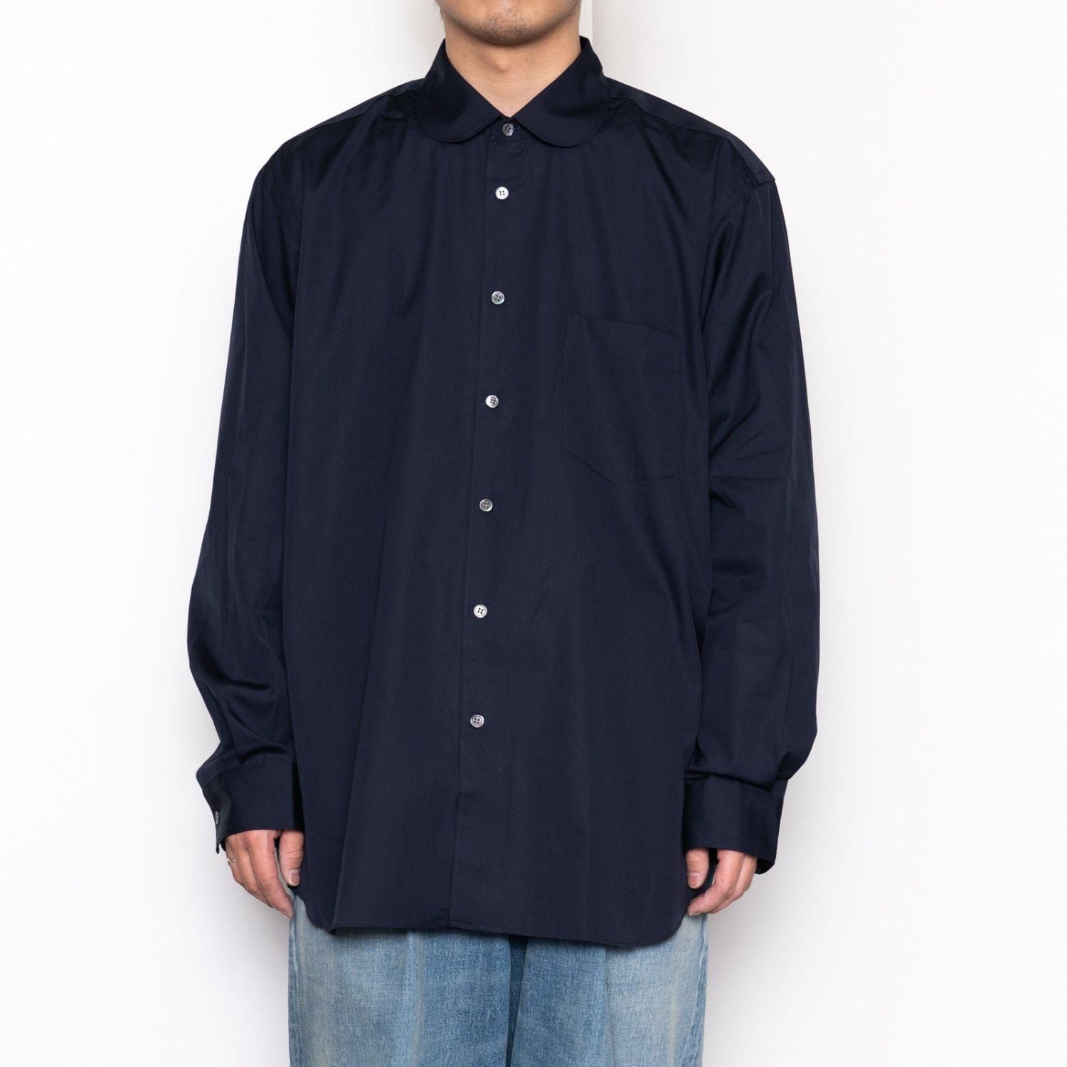 COMME des GARCONS SHIRT * Forever Wide Classic Round Collar Plain ...