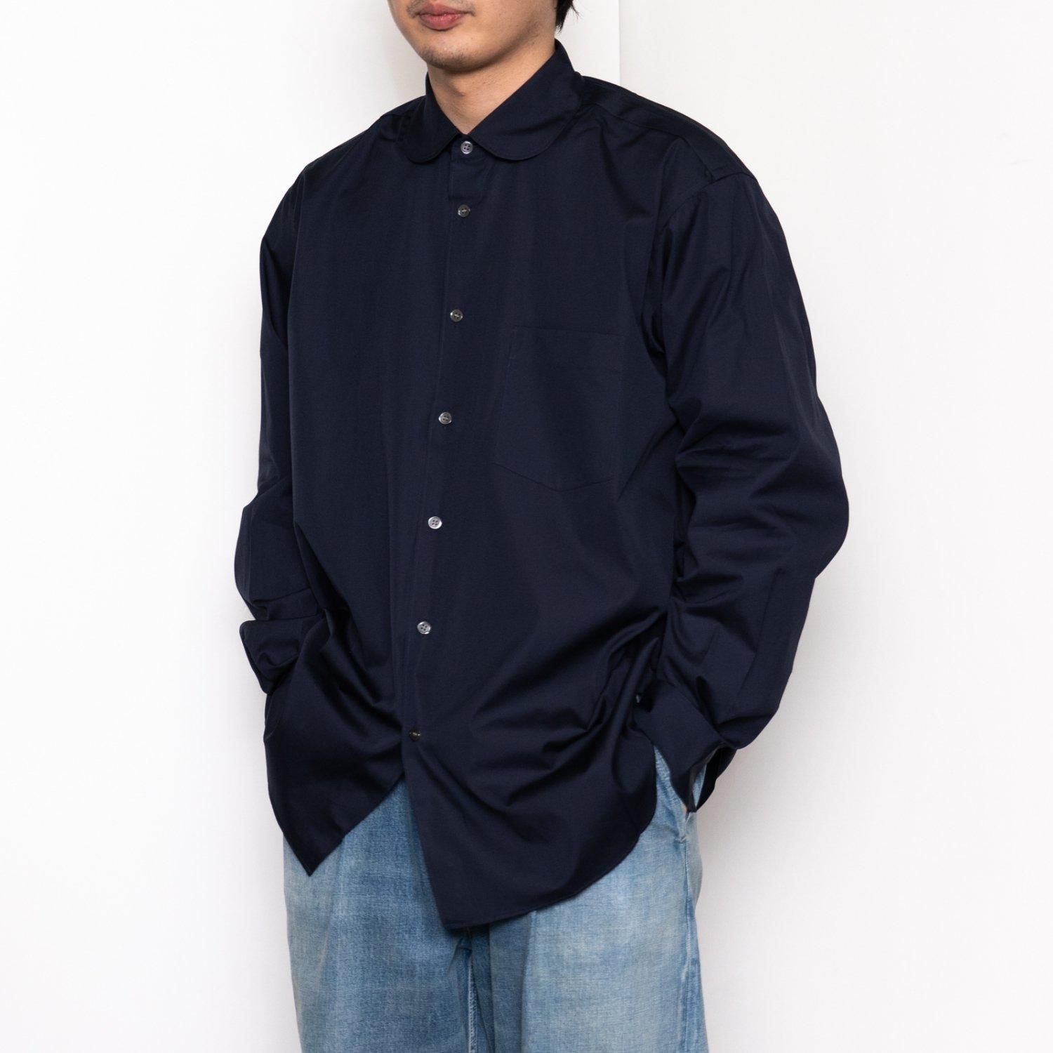 COMME des GARCONS SHIRT * Forever Wide Classic Round Collar Plain ...