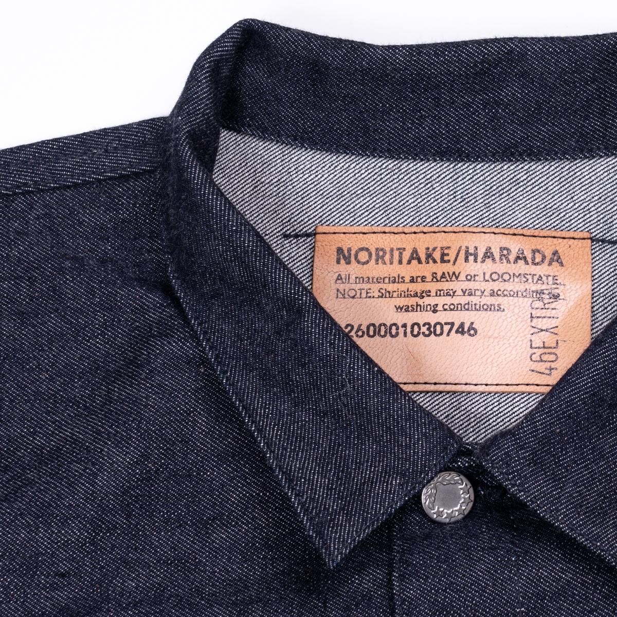 NORITAKE/HARADA * Denim Pleated Jacket 46 EXTRA | public