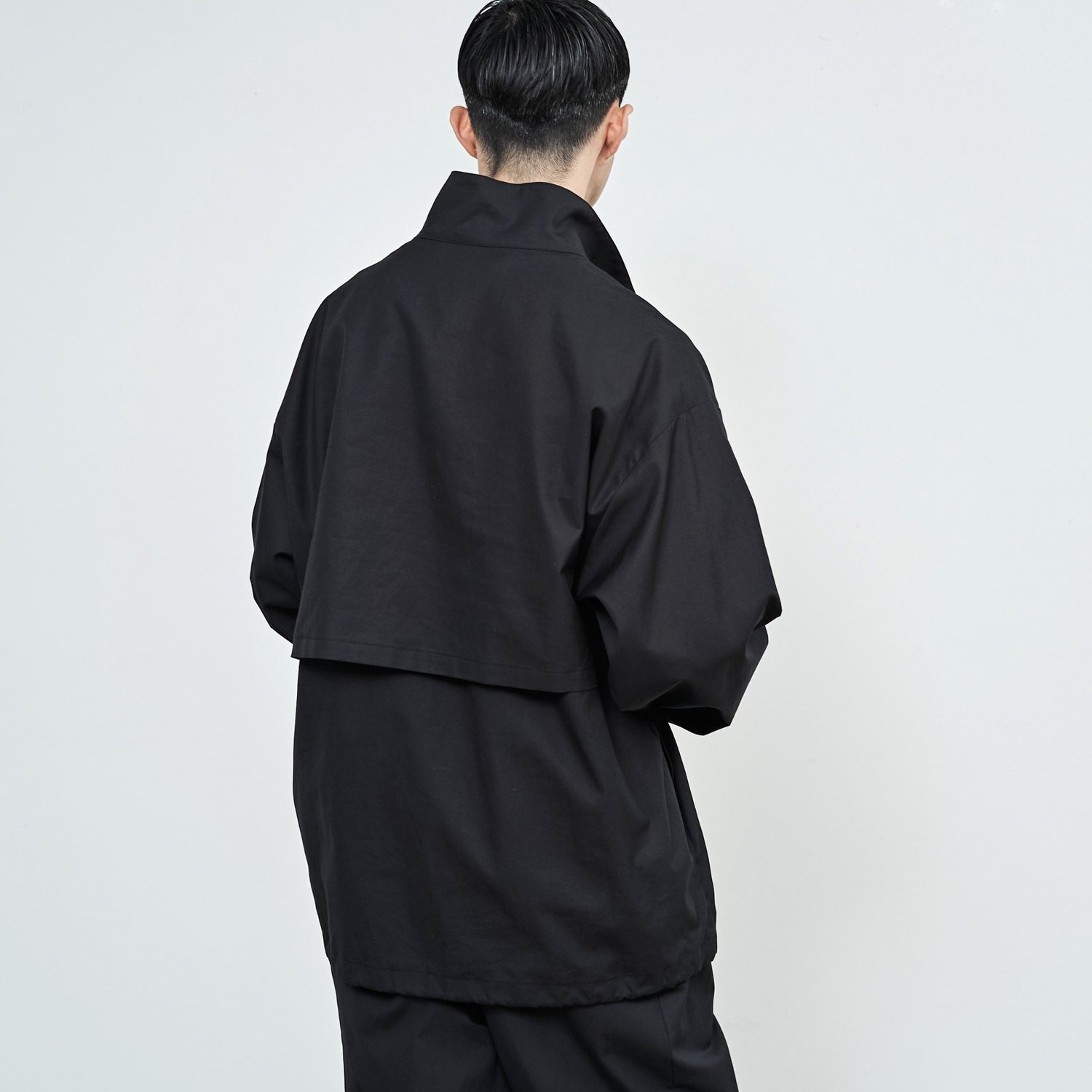 Graphpaper * Suvin Sharkskin Stand Collar Anorak(3色展開)