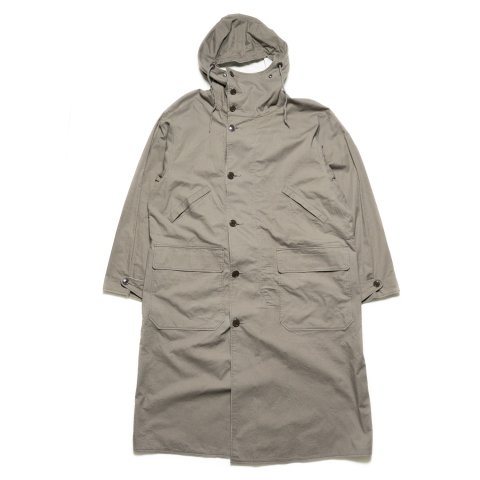 blurhms * Selvage Twill Reversible Hoodie Coat * Sage/Smoke Ivory