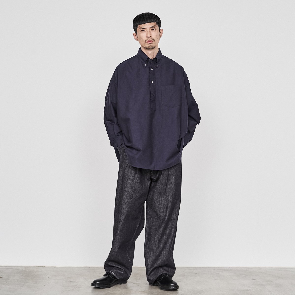 Graphpaper * Oxford Oversized B.D Pullover Shirt(5色)