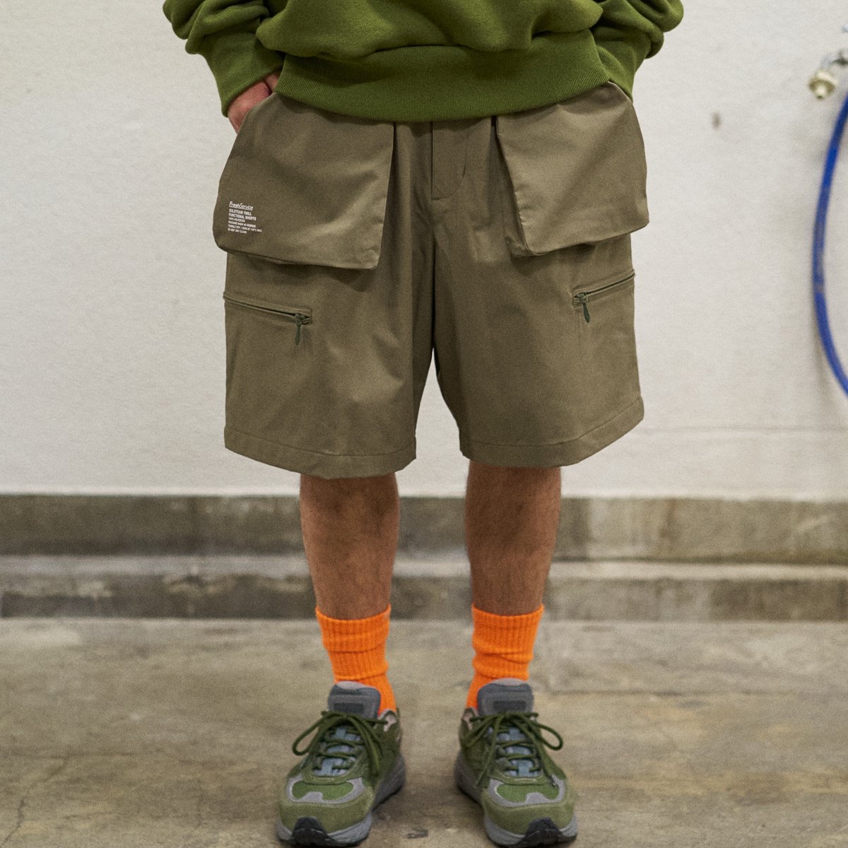 FreshService * SOLOTEX TWILL FUNCTIONAL SHORTS(2色展開)