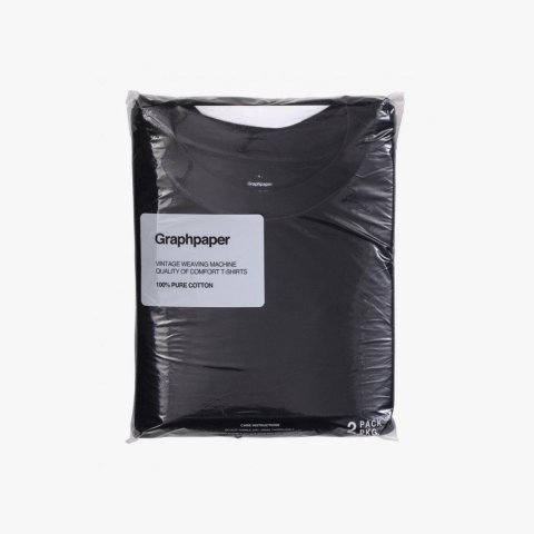 Graphpaper * 2-Pack S/S Pocket Tee(4色展開)