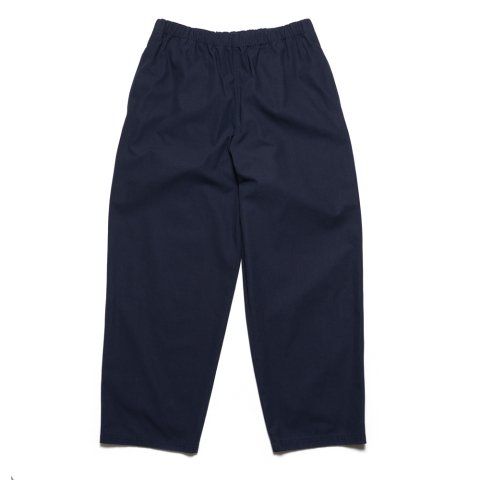 Y * ORGANIC COTTON / RECYCLE POLYESTER TWILL TAPERED EASY TROUSERS(2色展開)