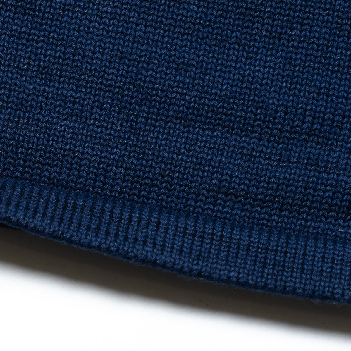 BODHI * LINEN COTTON CASHMERE ROLL NECK SWEATER * Deep Blue