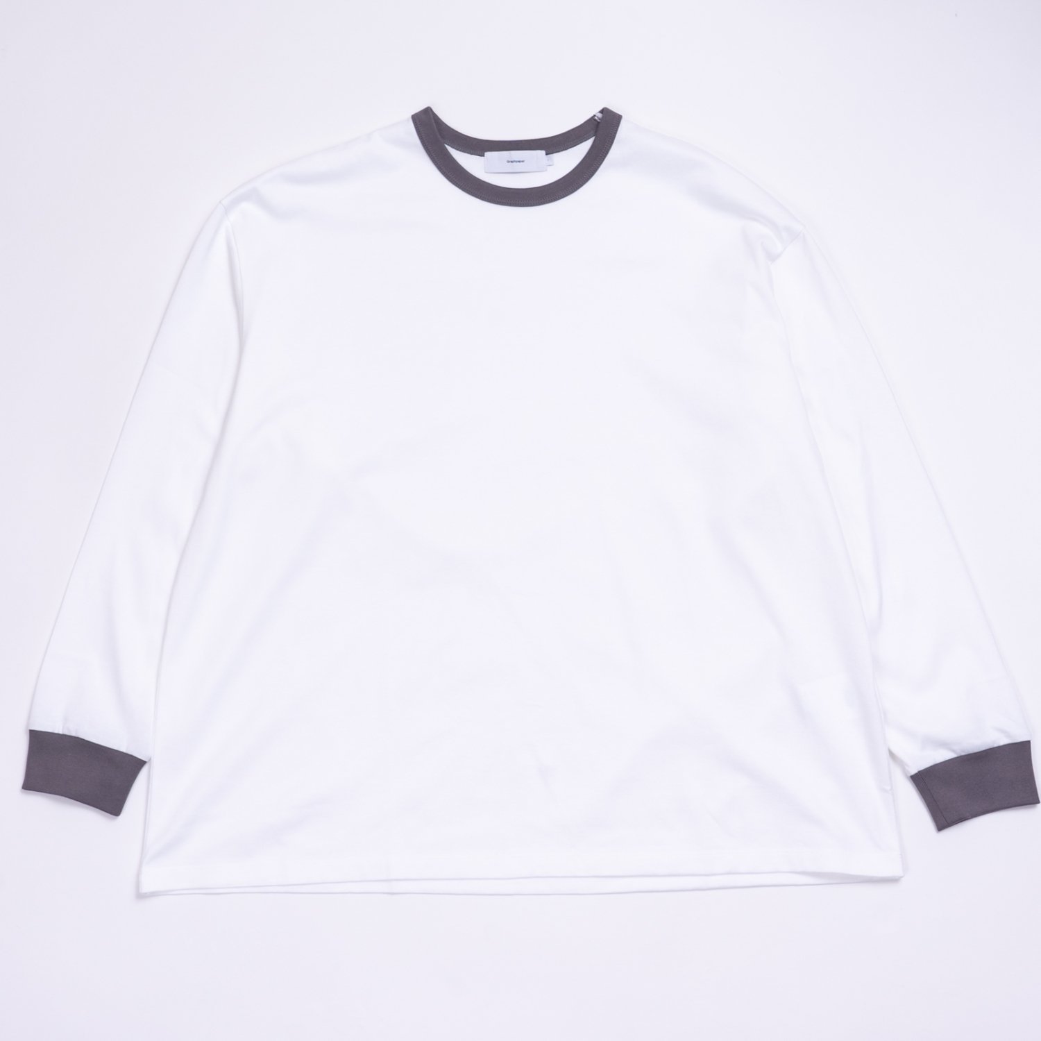 Graphpaper * Fine Cotton Ringer S/S Tee(3色展開) | public