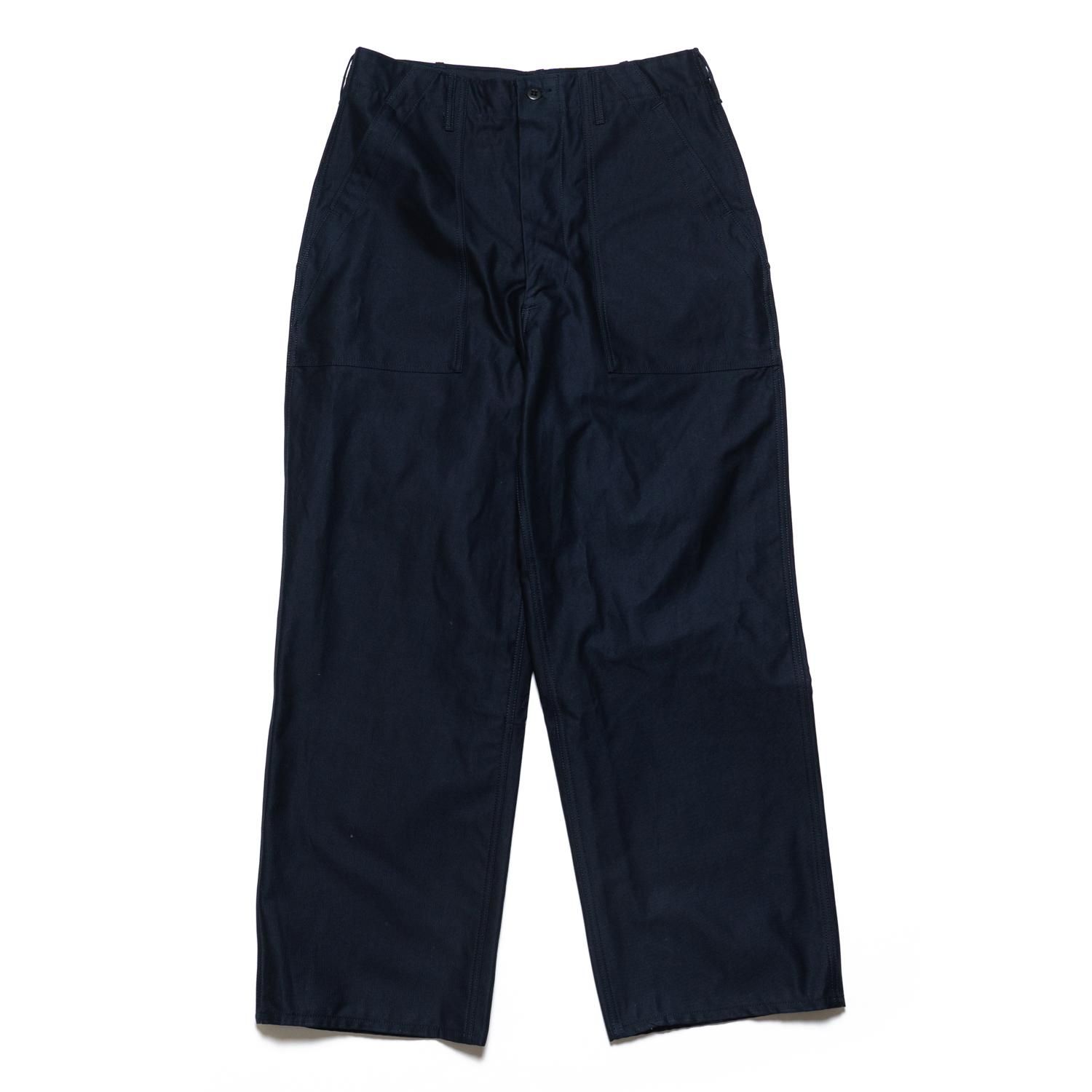 美品 TUKI 0152 baker pants ネイビー 原田服飾研究所