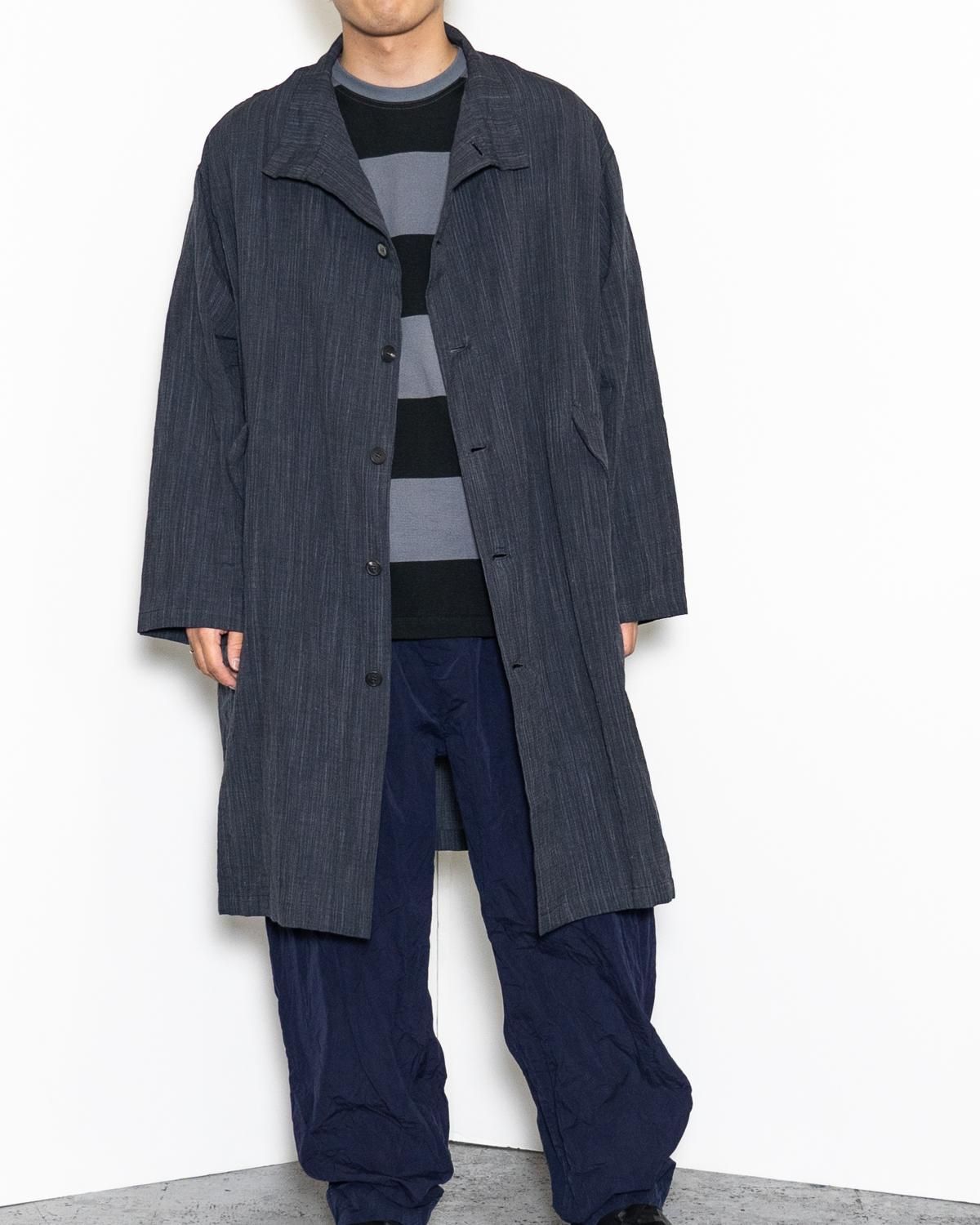 ［未使用］STRIPE OVERSIZE LONG COAT