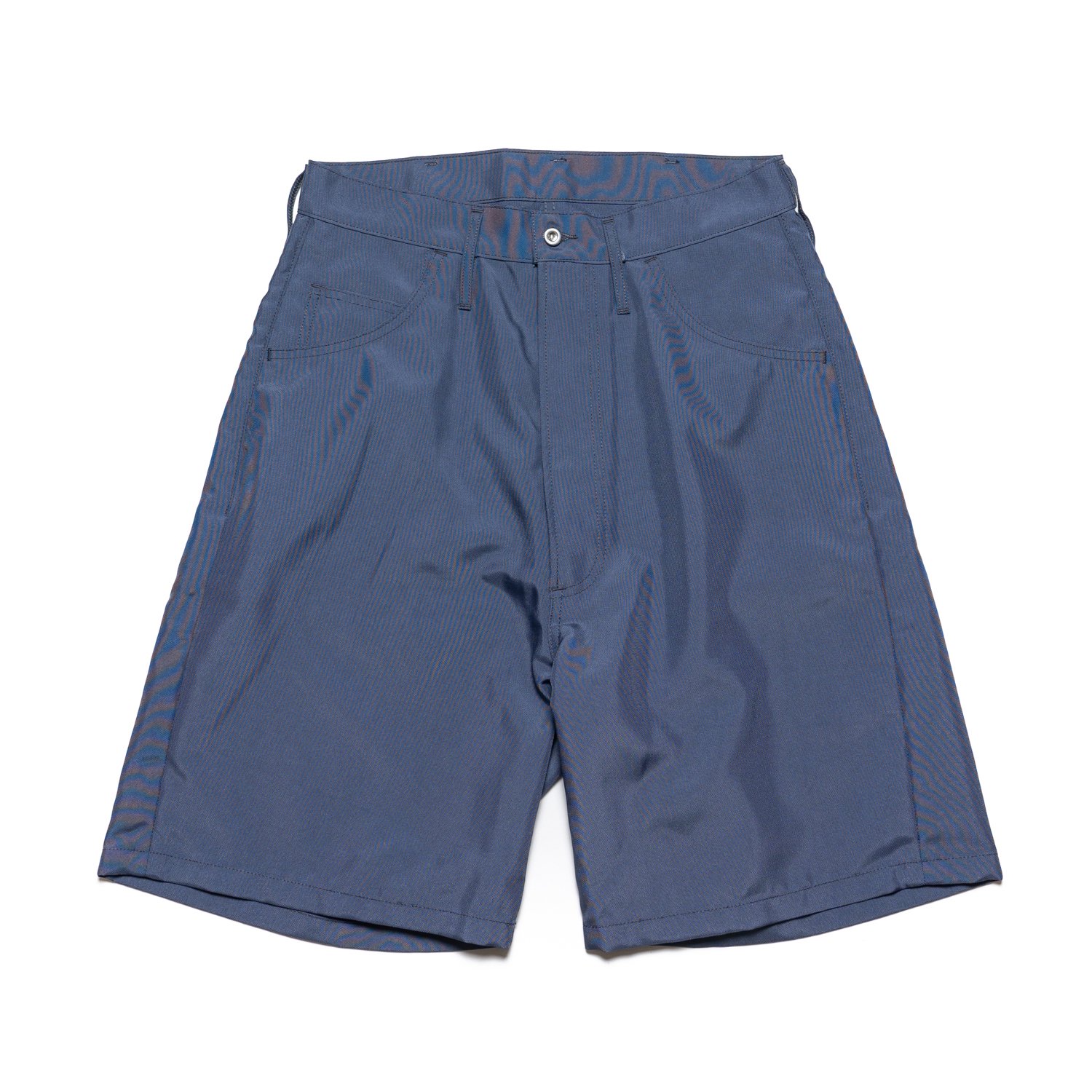 TUKI * 0164 5pocket Shorts Polyester Canvas * Blue Gray