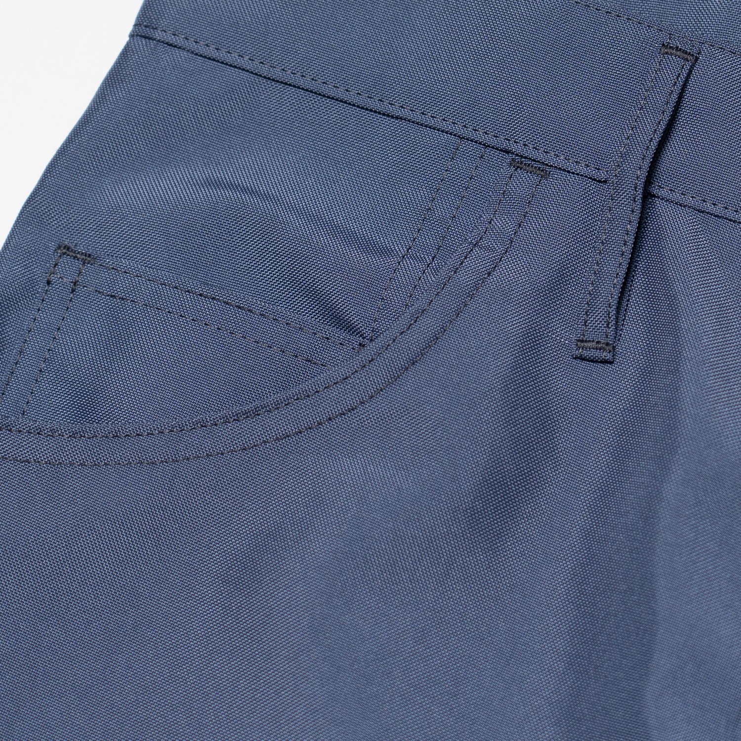 TUKI * 0163 5pocket Pants Polyester Canvas * Blue Gray