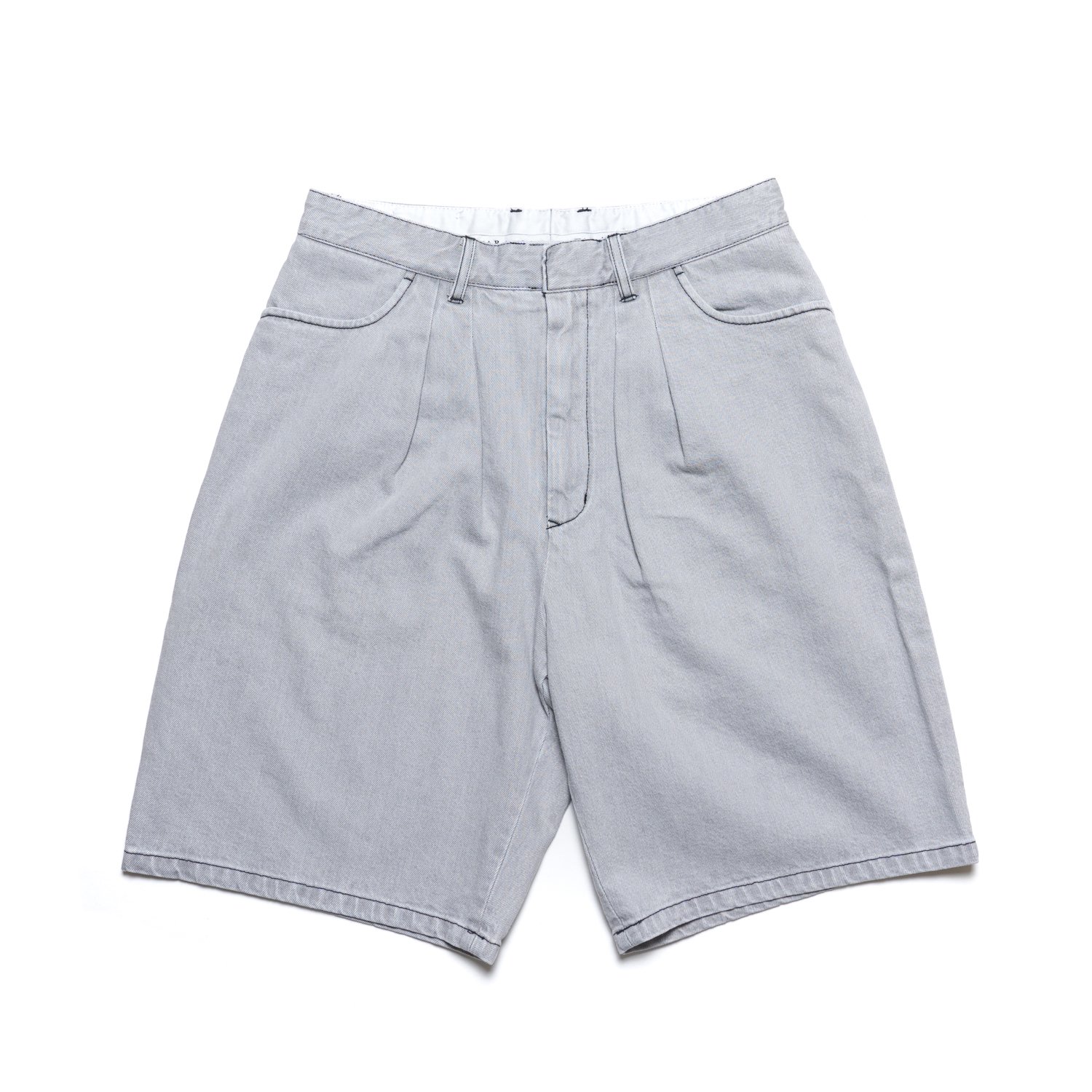 FARAH * M4025 Two-Tuck Wide Shorts Denim(3Ÿ)