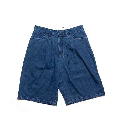 FARAH * M4025 Two-Tuck Wide Shorts Denim(3色展開)