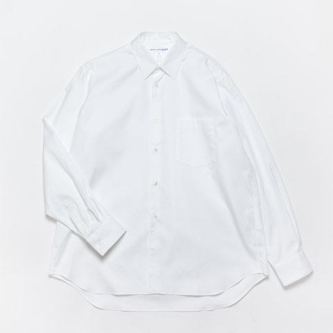 COMME des GARCONS SHIRT * Forever Wide Classic Oxford Long Sleeve Shirt * White