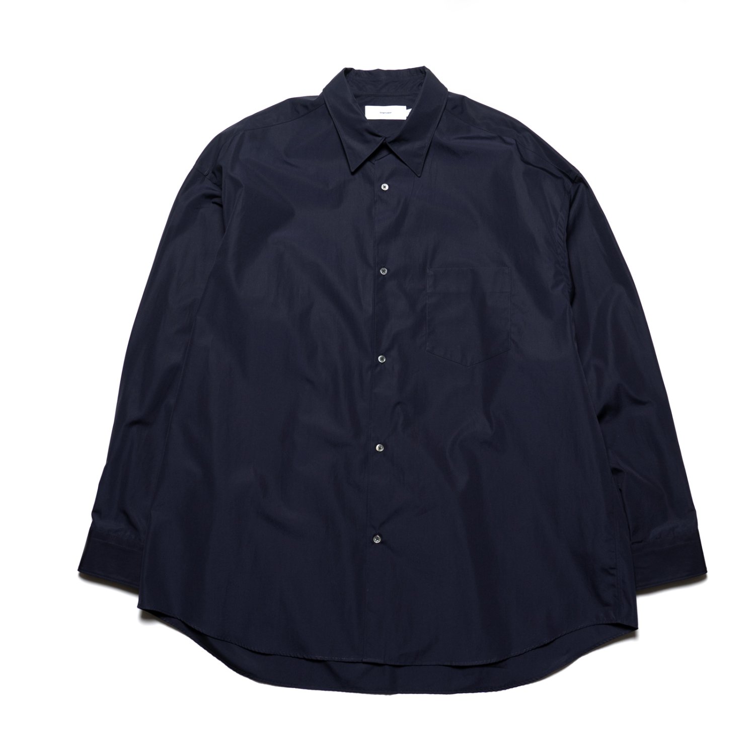 Graphpaper * High Count Regular Collar Round Cut Oversized Shirt(4色展開)