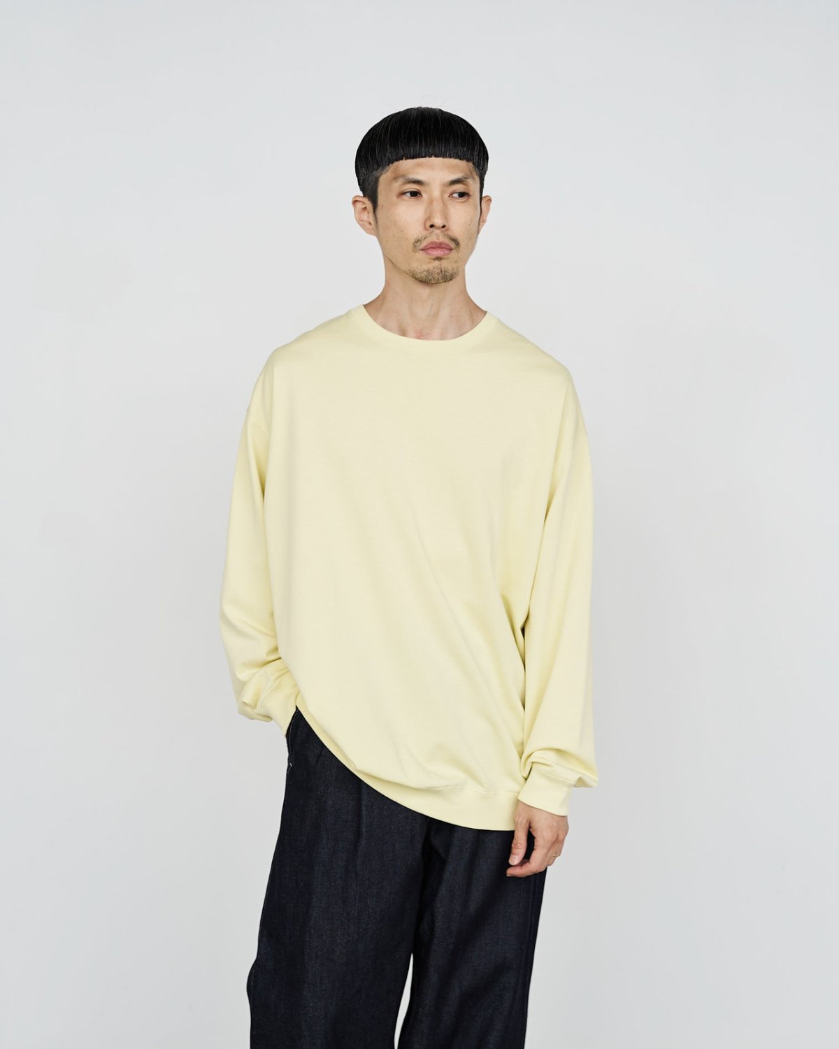 Graphpaper * Cotton Light Terry Crew Neck(3色展開)