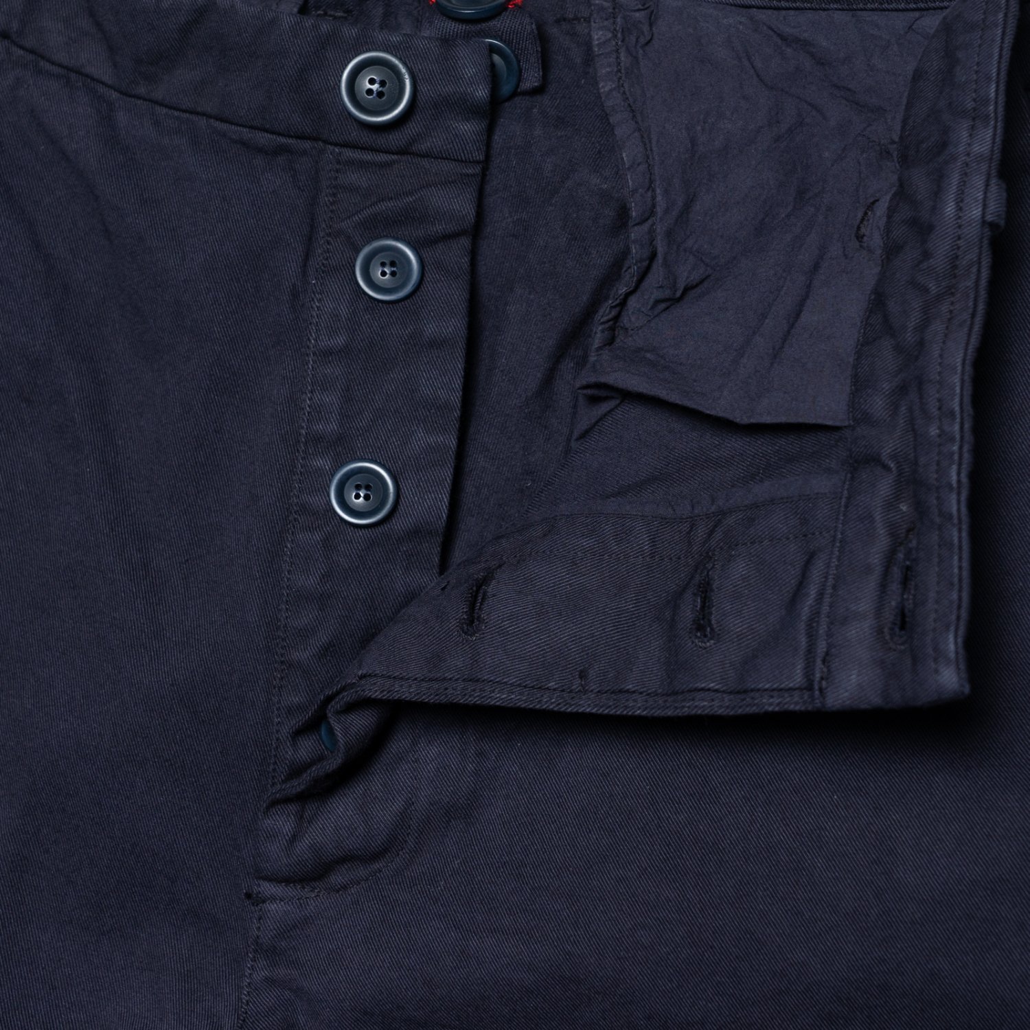 CASEY CASEY * 23AW DROP1 21HP199 OVERDYED MMR PANT DENSE TWILL * Night