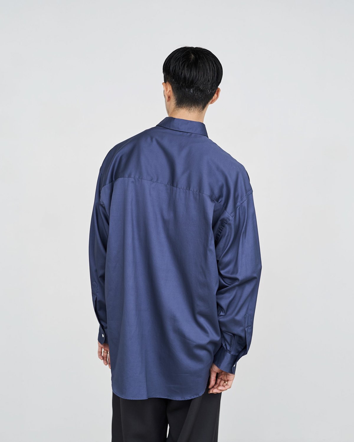 Graphpaper * Silicon Poplin Oversized Regular Collar Shirt(3Ÿ)