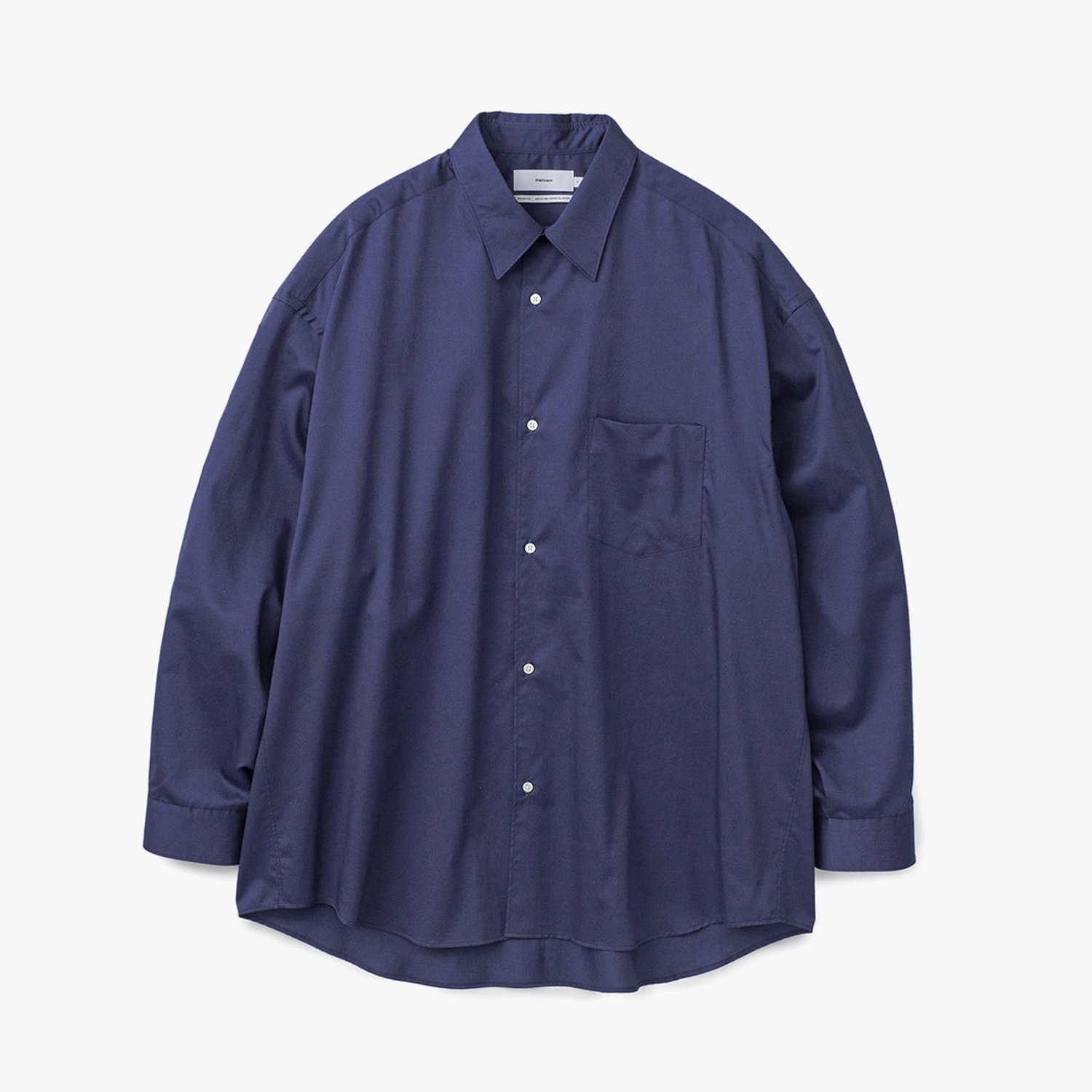 Graphpaper * Silicon Poplin Oversized Regular Collar Shirt(3色展開)