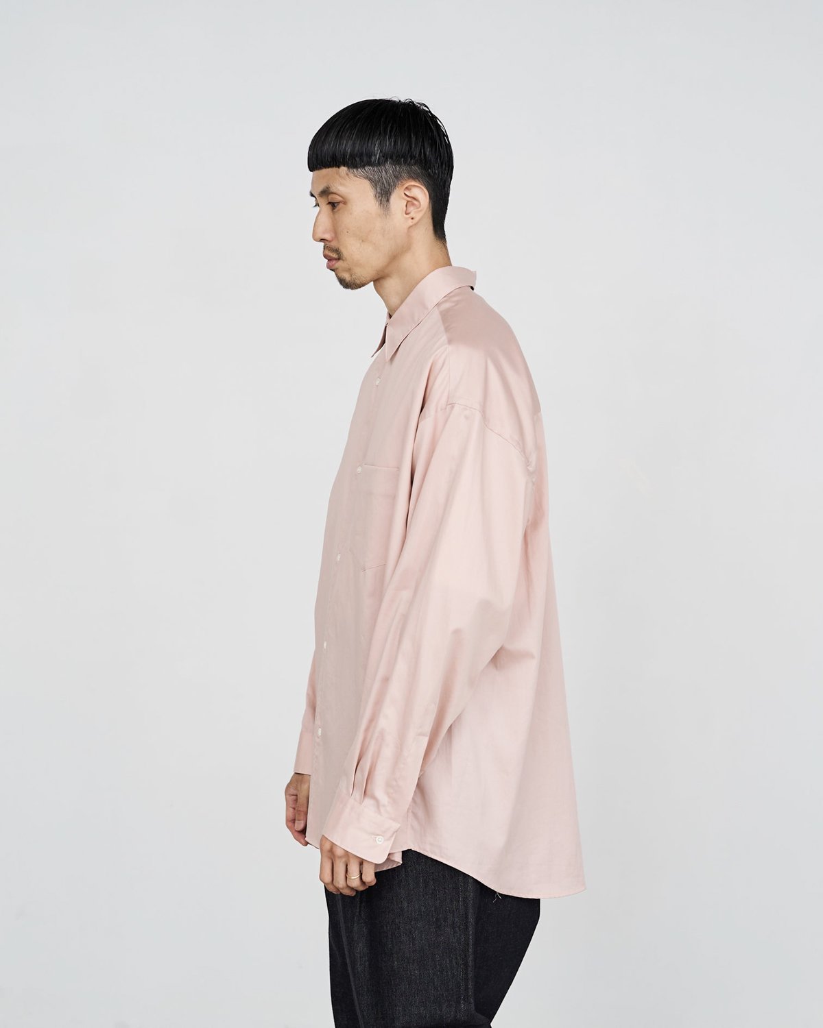 Graphpaper * Silicon Poplin Oversized Regular Collar Shirt(3Ÿ)