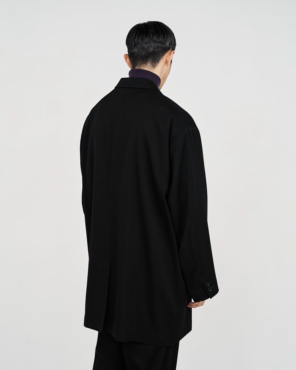 Graphpaper * Wool Doeskin Long Jacket * Black