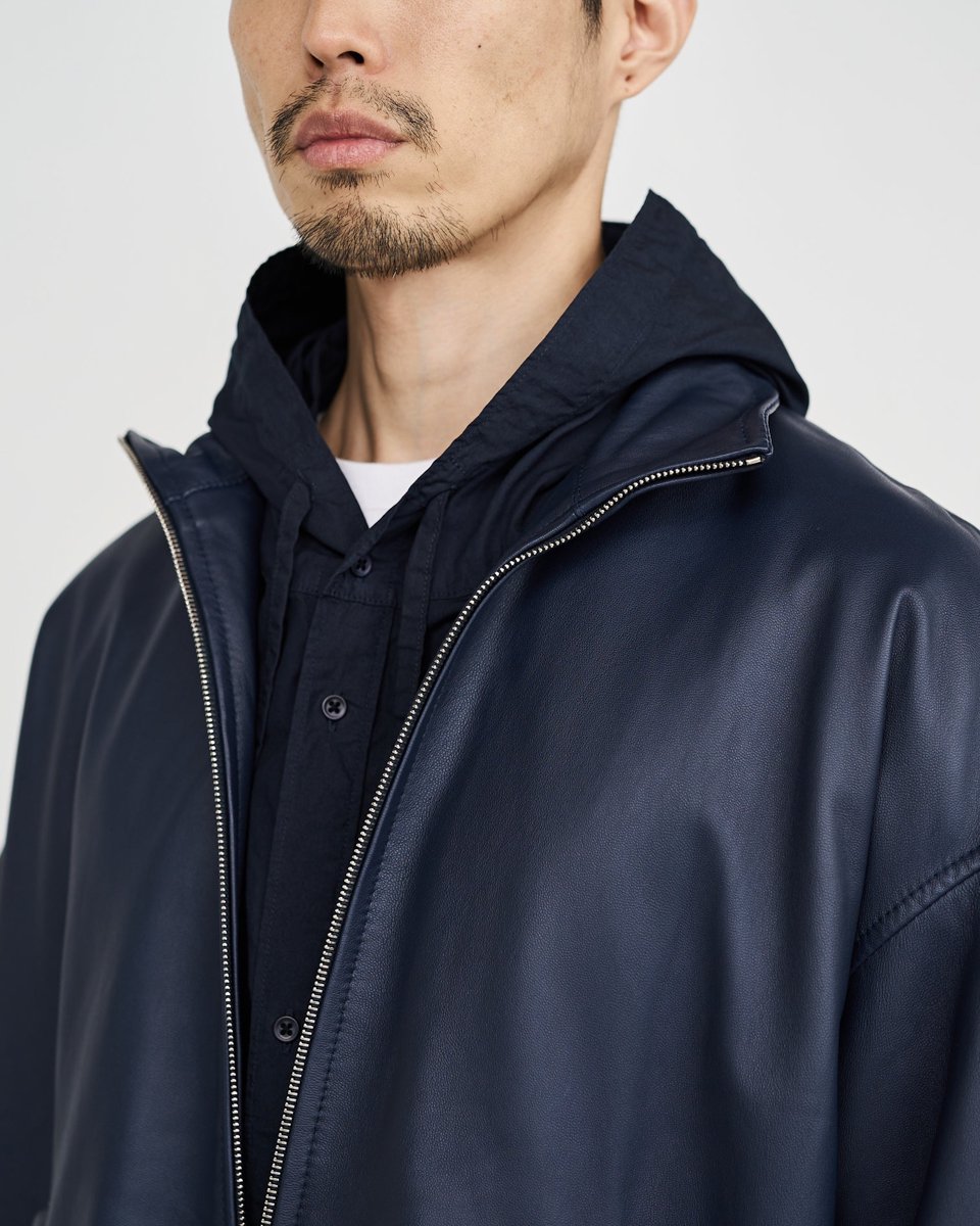 Graphpaper * Sheep Leather Track Blouson(2色展開)