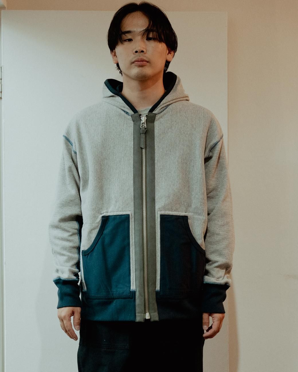 HOPPER'S BRUNCH * REVERSIBLE ZIP PARKA(3Ÿ) 