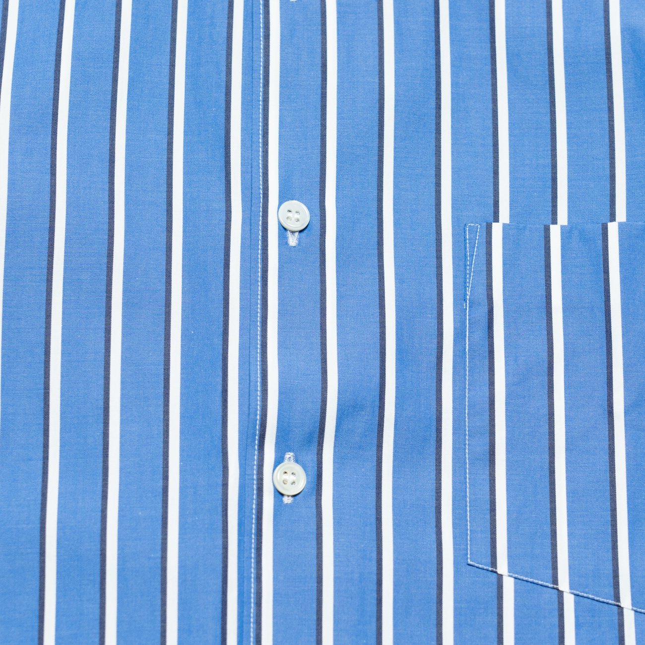 COMME des GARCONS SHIRT * Forever Wide Classic Poplin Stripe Long Sleeve Shirt * Stripe116