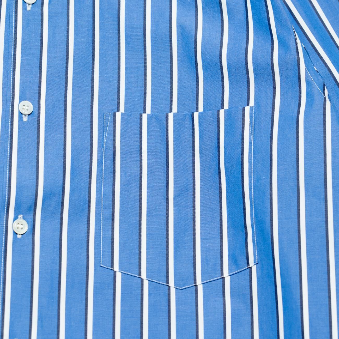 COMME des GARCONS SHIRT * Forever Wide Classic Poplin Stripe Long Sleeve Shirt * Stripe116