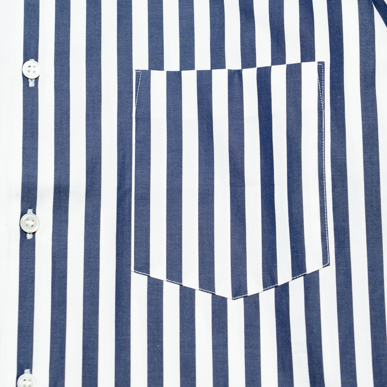 COMME des GARCONS SHIRT * Forever Wide Classic Poplin Stripe Long Sleeve Shirt * Stripe118