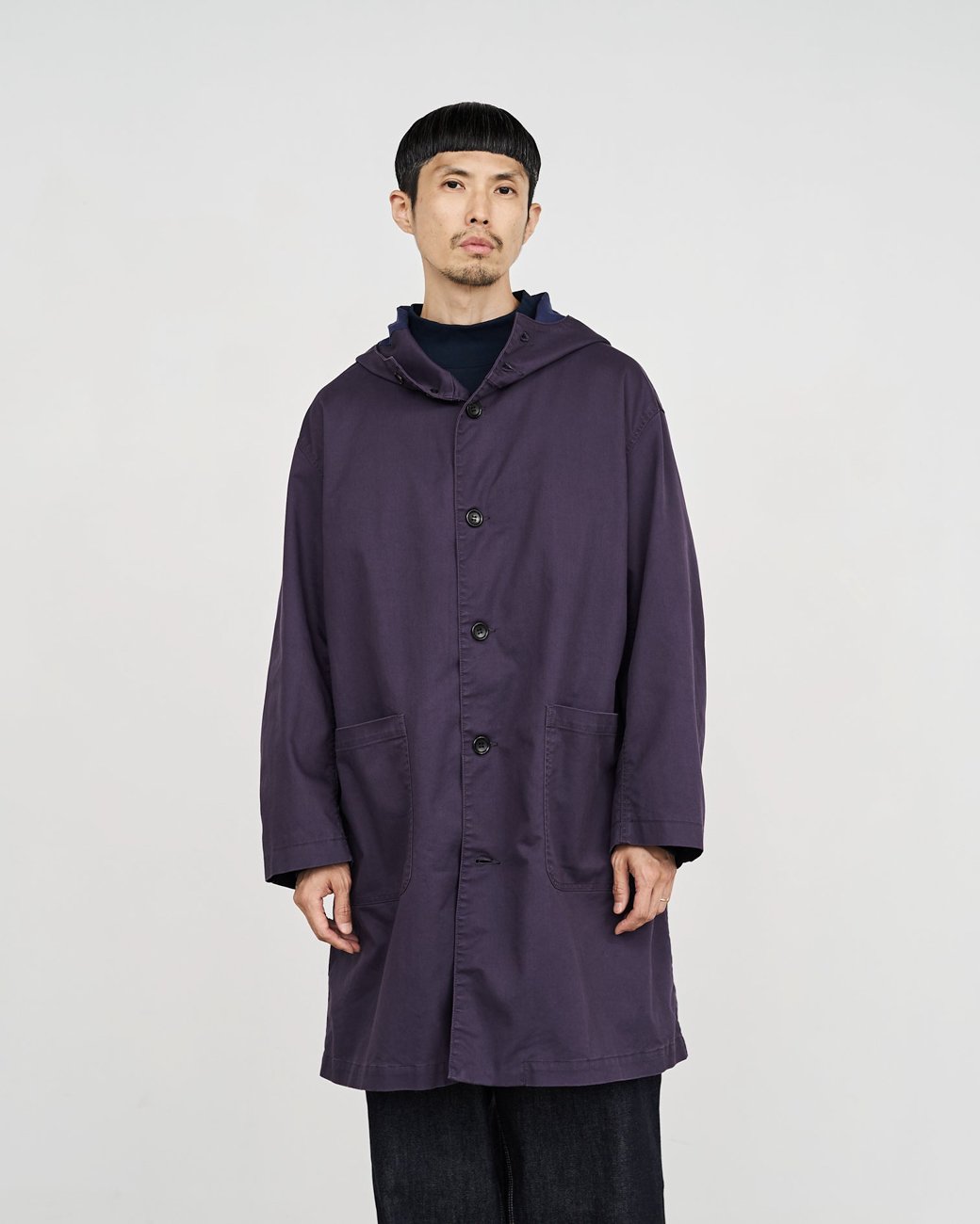 Graphpaper * Pigment Drill Oversized Hooded Coat(3色展開)