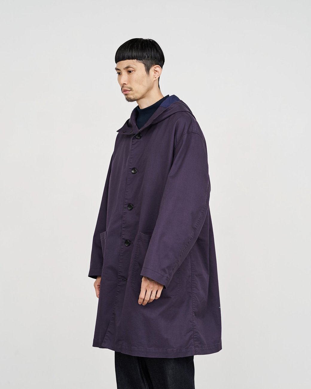 Graphpaper * Pigment Drill Oversized Hooded Coat(3Ÿ)