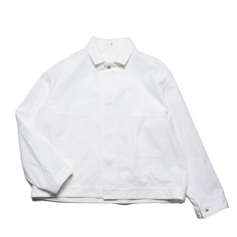 Y * ORGANIC COTTON / RECYCLE POLYESTER TWILL BLOUZON(2色展開)