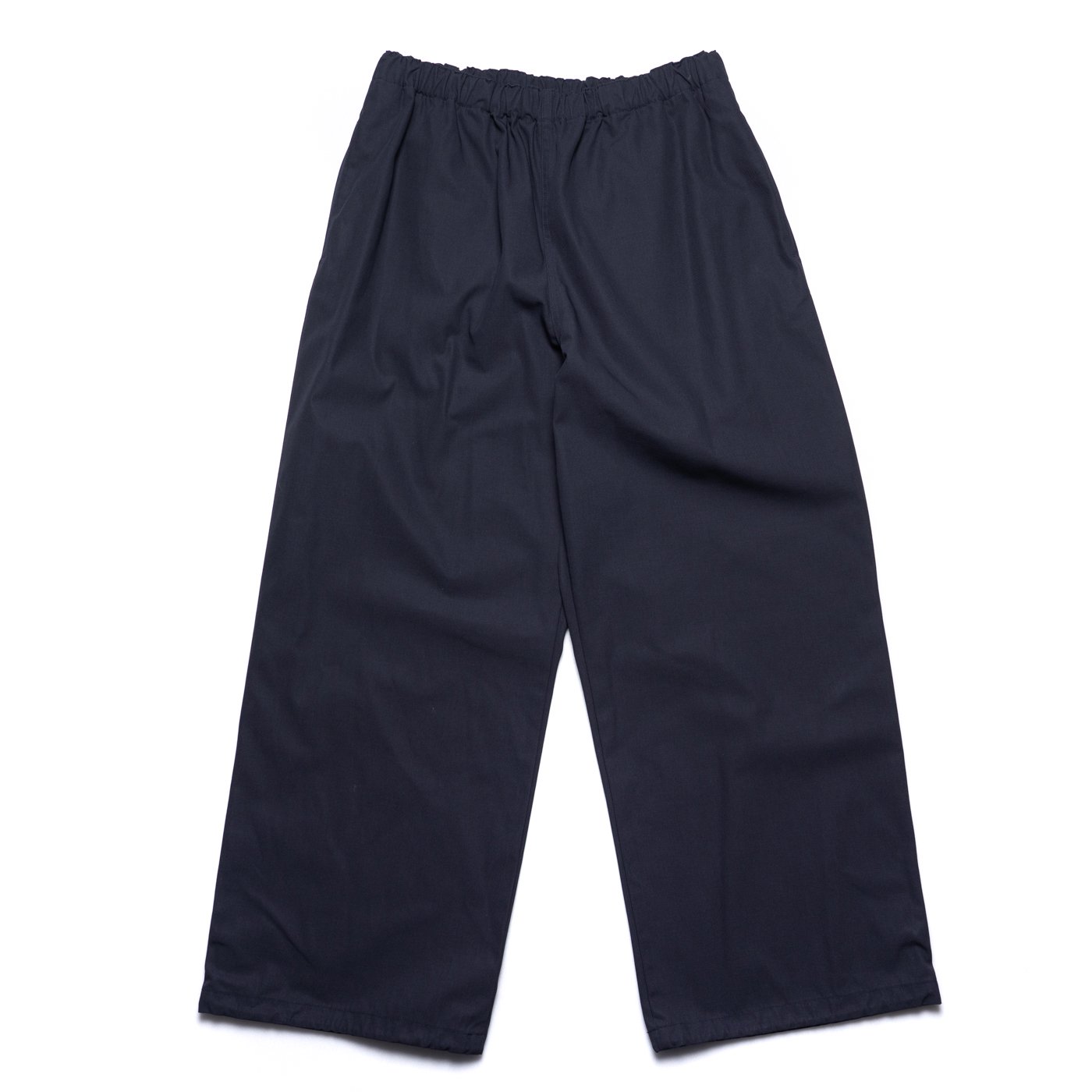 Y * ORGANIC COTTON / RECYCLE POLYESTER TWILL EASY TROUSERS(2色展開