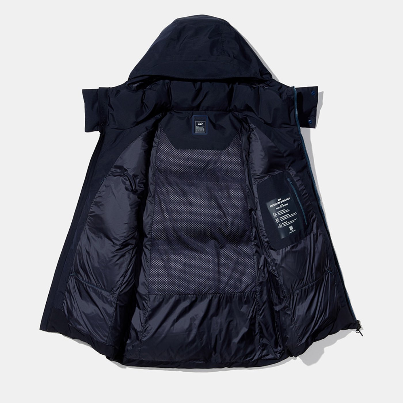 DAIWA LIFE STYLE * DV-093-1023WEX EXPEDITION DOWN VEST WINDSTOPPER BY GORE-TEX LABS * Dark Navy