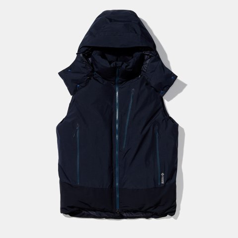 DAIWA LIFE STYLE * DV-093-1023WEX EXPEDITION DOWN VEST WINDSTOPPER BY GORE-TEX LABS * Dark Navy