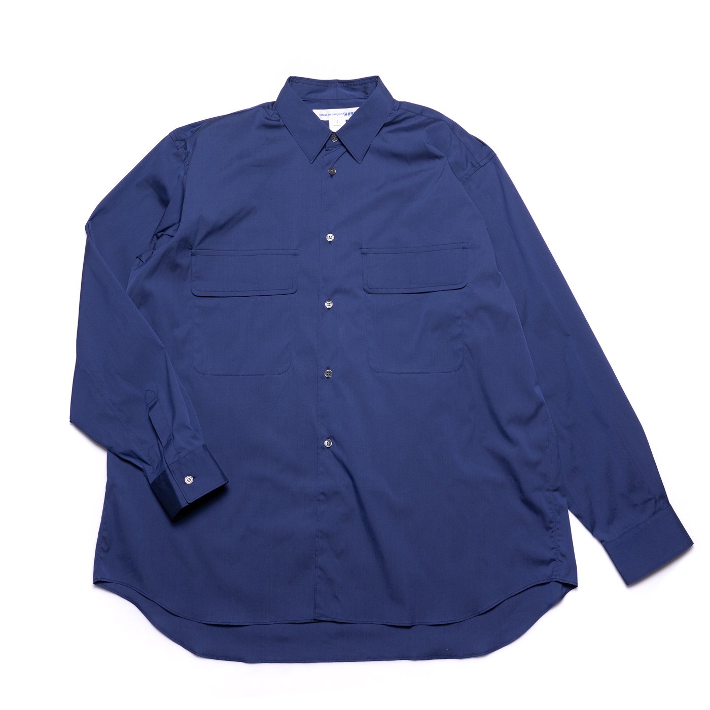 COMME des GARCONS SHIRT * 23AW Collection Cotton Double Pocket Shirt * Navy