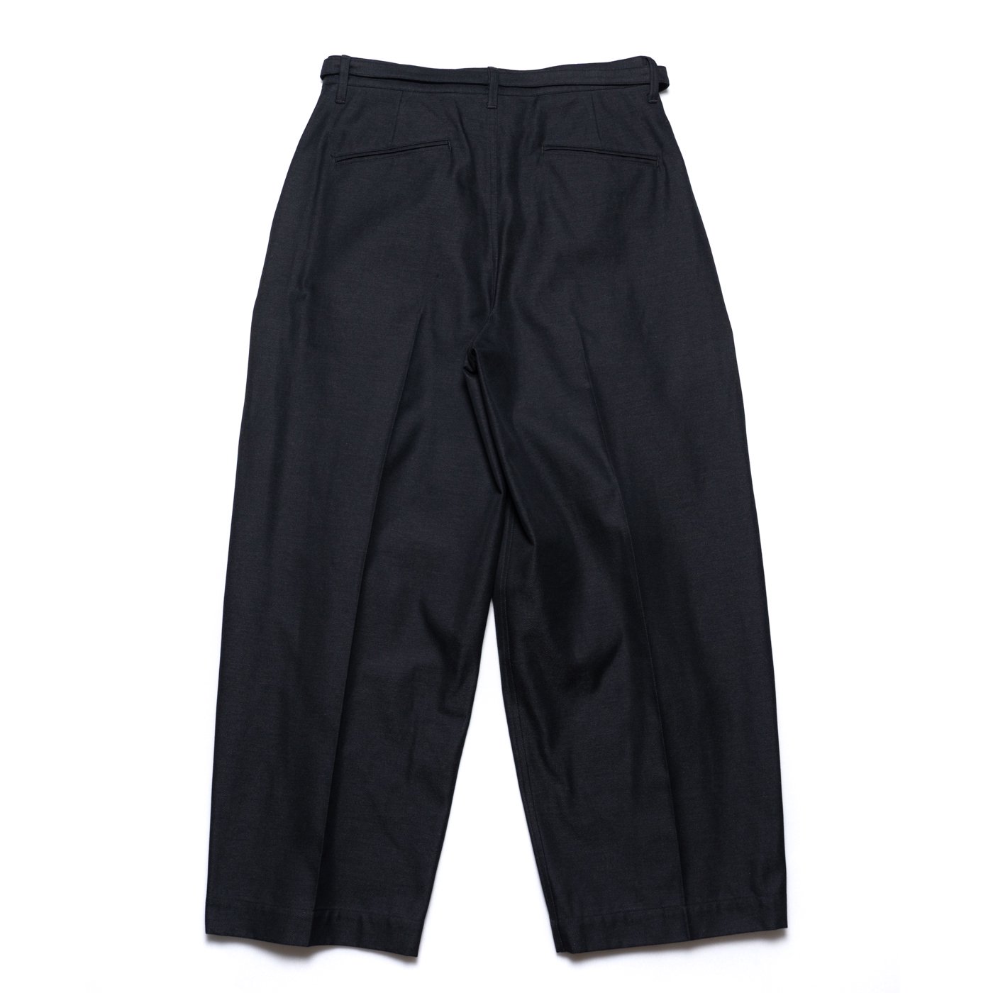 blurhms * Drill Chambray Belted Trousers * Heather Charcoal