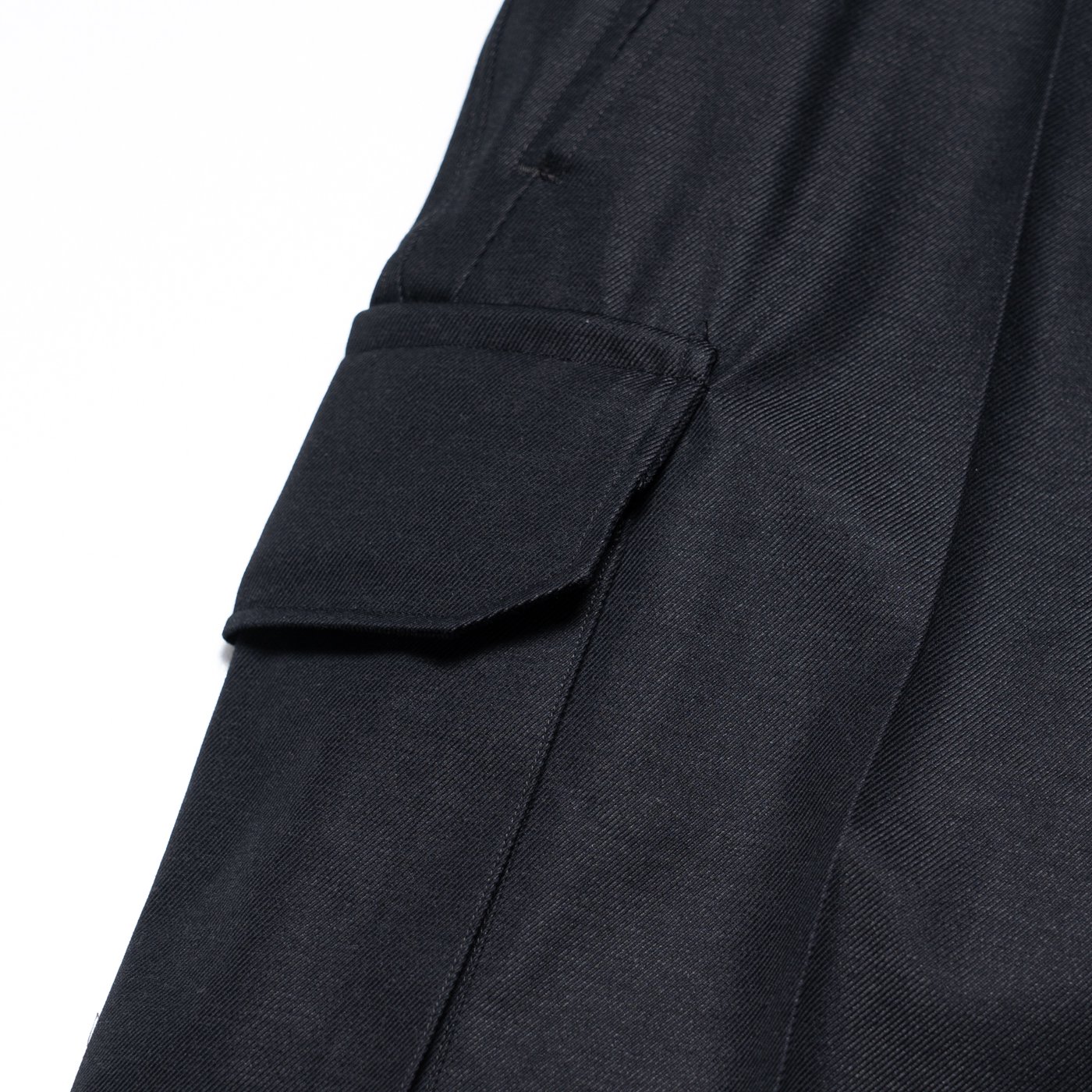 blurhms * Drill Chambray French Combat Trousers * Heather Charcoal