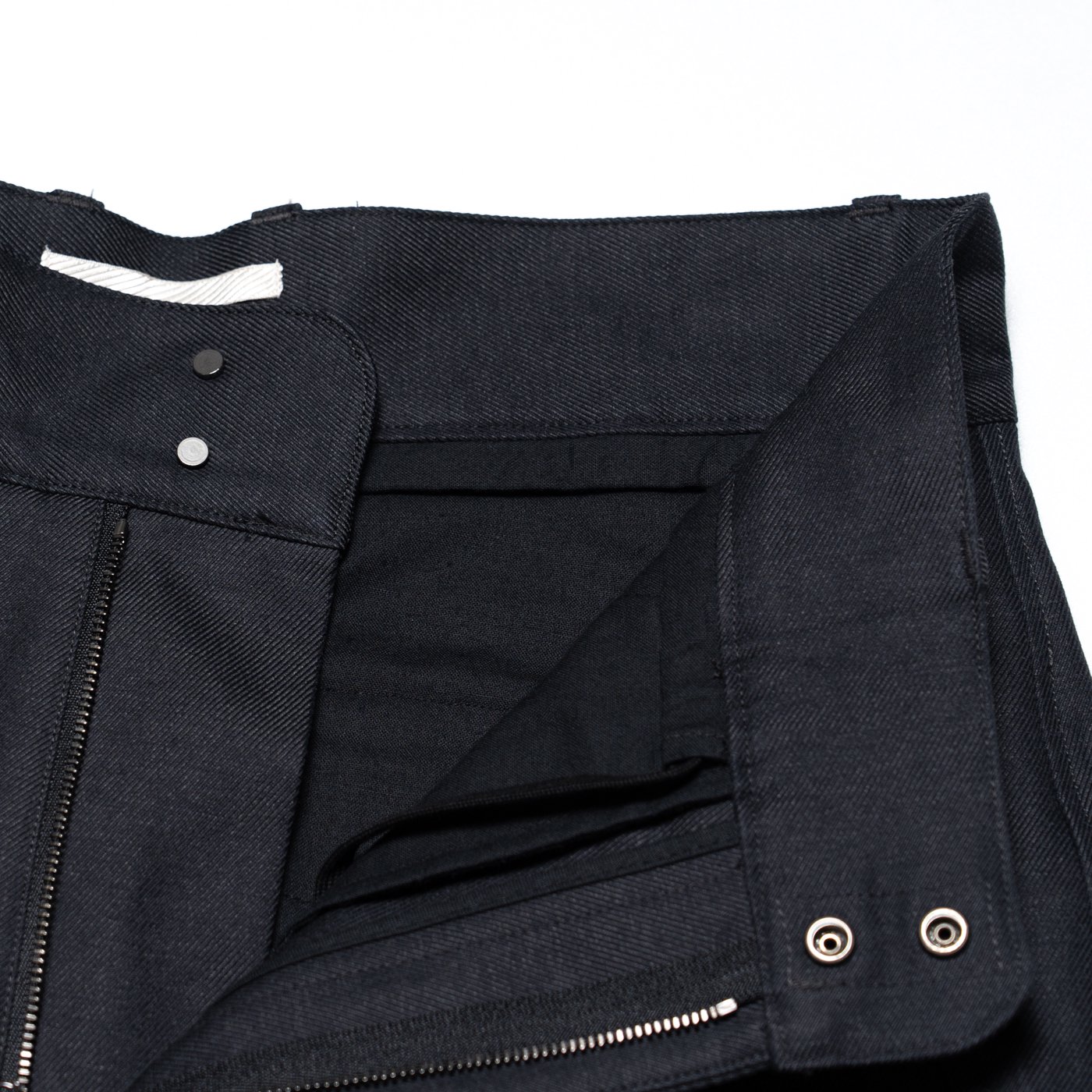 blurhms * Drill Chambray French Combat Trousers * Heather Charcoal