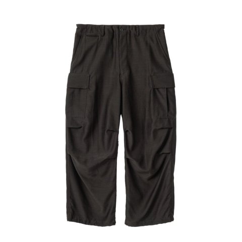 Graphpaper * Wool Cupro Military Cargo Pants(2色展開)