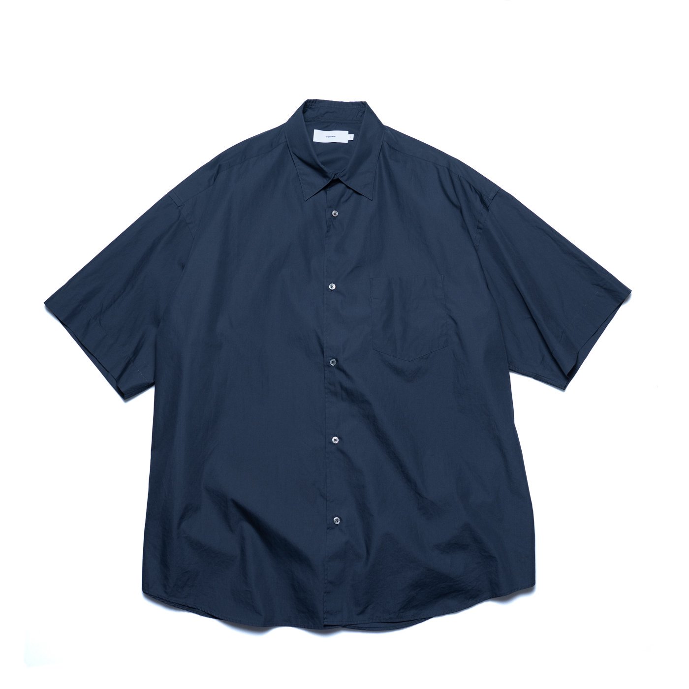 Graphpaper * Broad S/S Oversized Regular Collar Shirt(5Ÿ)