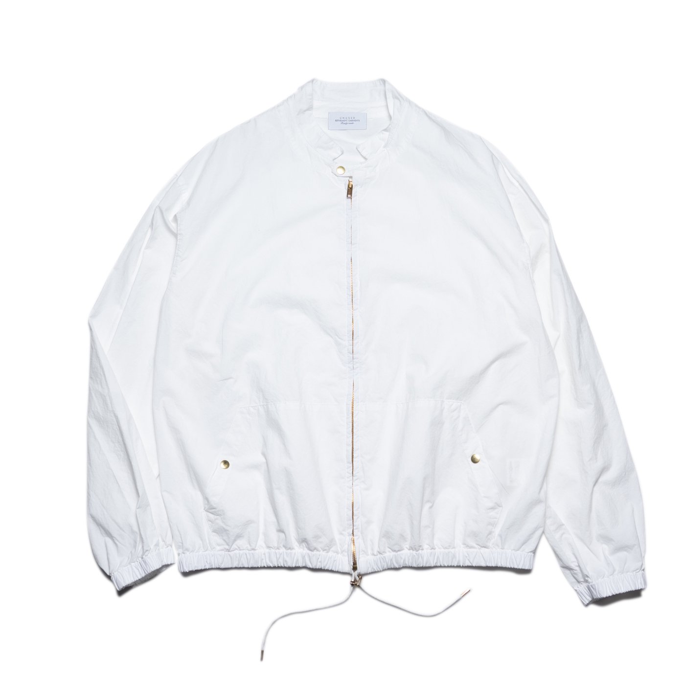 UNUSED * US2399 Cotton Zip Jacket * White