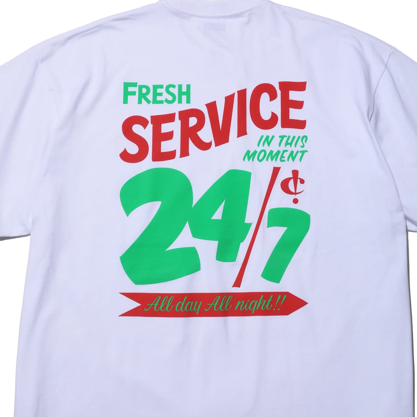 FreshService * FSC241-70125 CORPORATE PRINTED S/S TEE All Day All Night(3Ÿ)