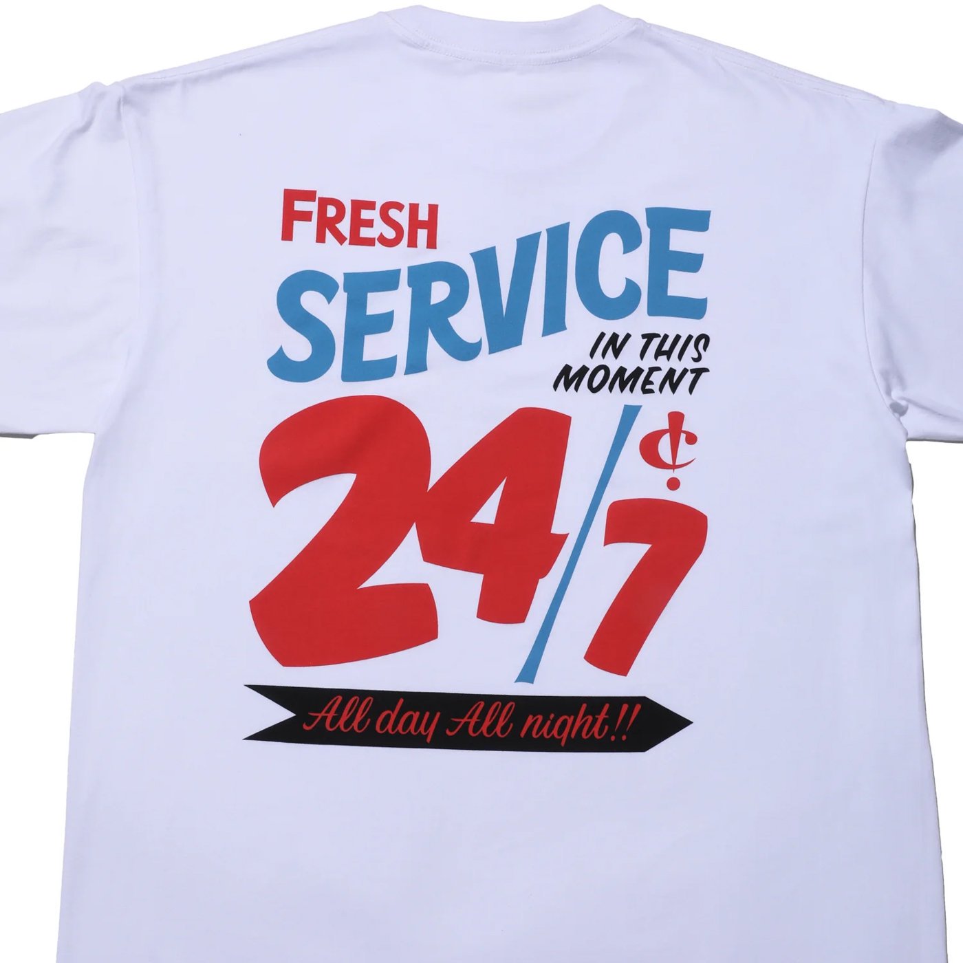 FreshService * FSC241-70125 CORPORATE PRINTED S/S TEE All Day All Night(3Ÿ)