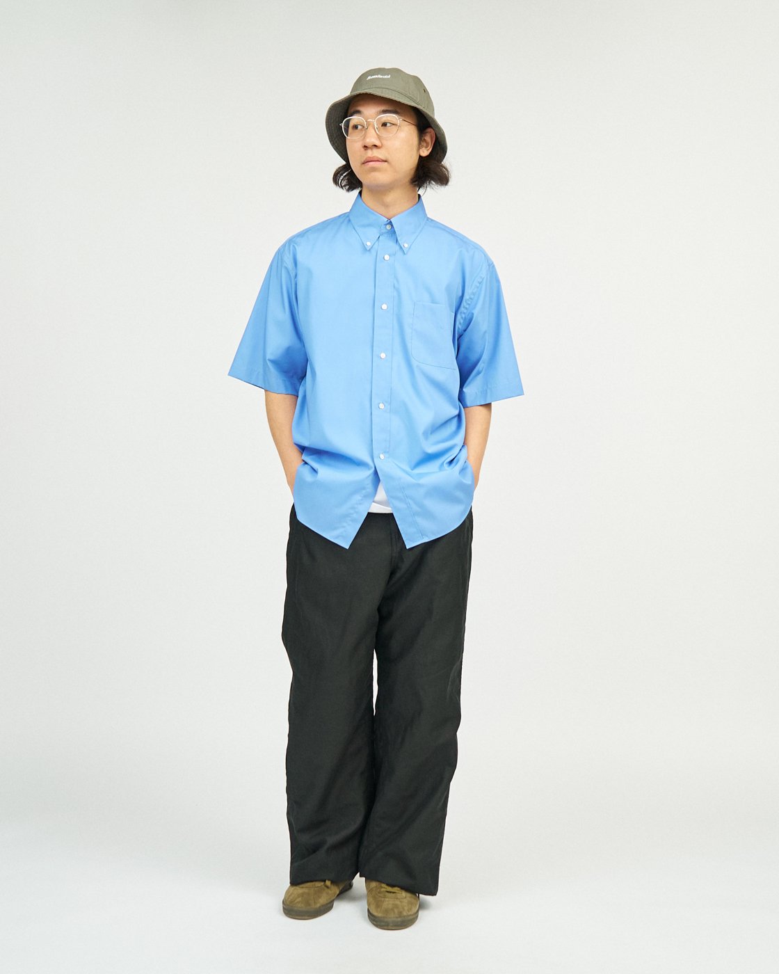 TapWater * TP241-50004 High Density Broad S/S B.D Shirt(2Ÿ)