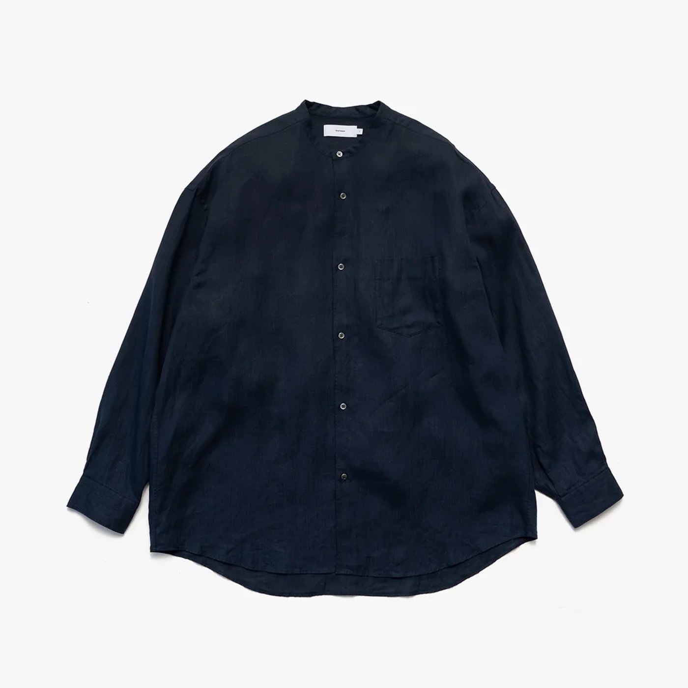Graphpaper * Linen L/S Oversized Band Collar Shirt(2Ÿ)