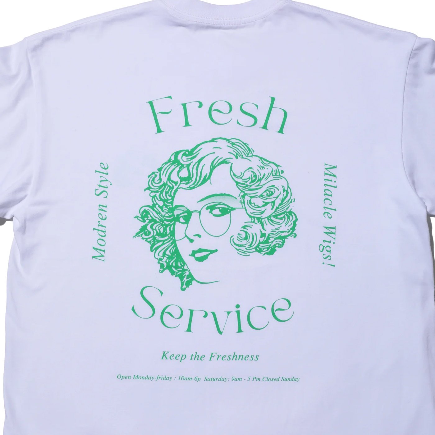 FreshService * FSC241-70124 CORPORATE PRINTED S/S TEE Miracle Wigs(3Ÿ)